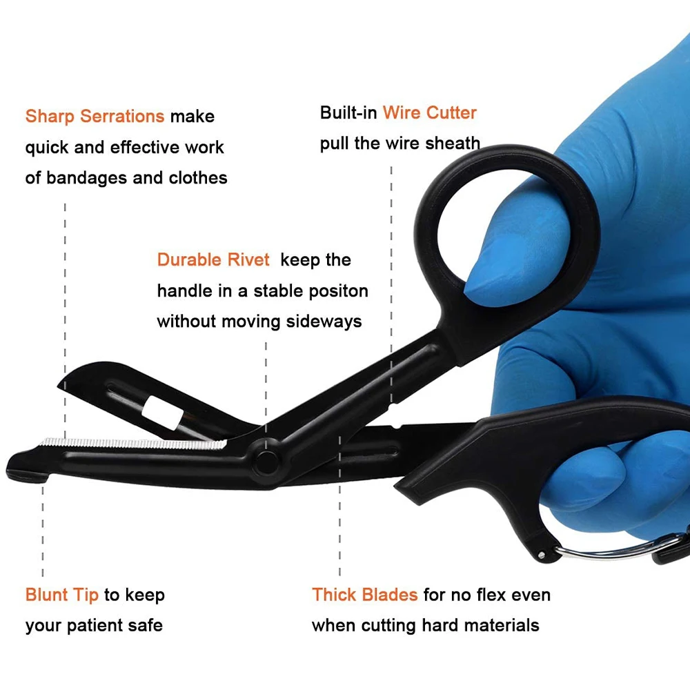 Medical Scissors - Tijeras de primeros auxilios para emergencias: