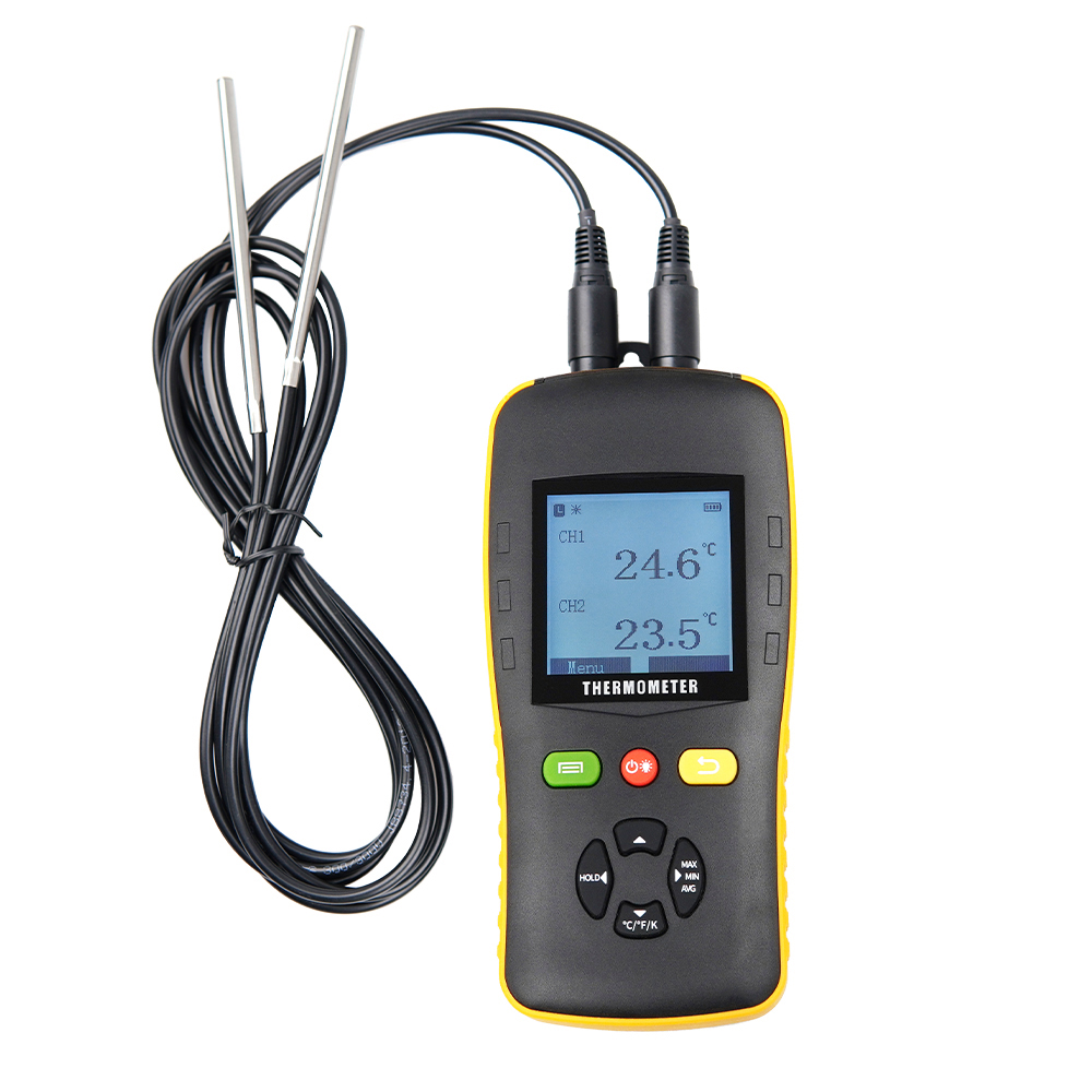 Thermometer Digital - Buena estabilidad, termómetro digital, sonda dual