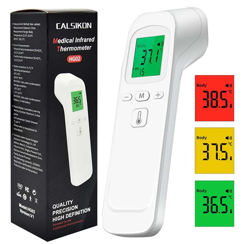 Pulse Oximeter - Termómetro infrarrojo Digital médico, medición rápida