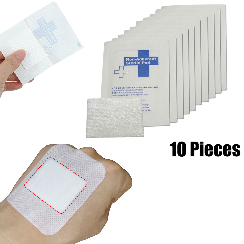 Medical Tape - 10 piezas de 5x7,5 cm, 100%