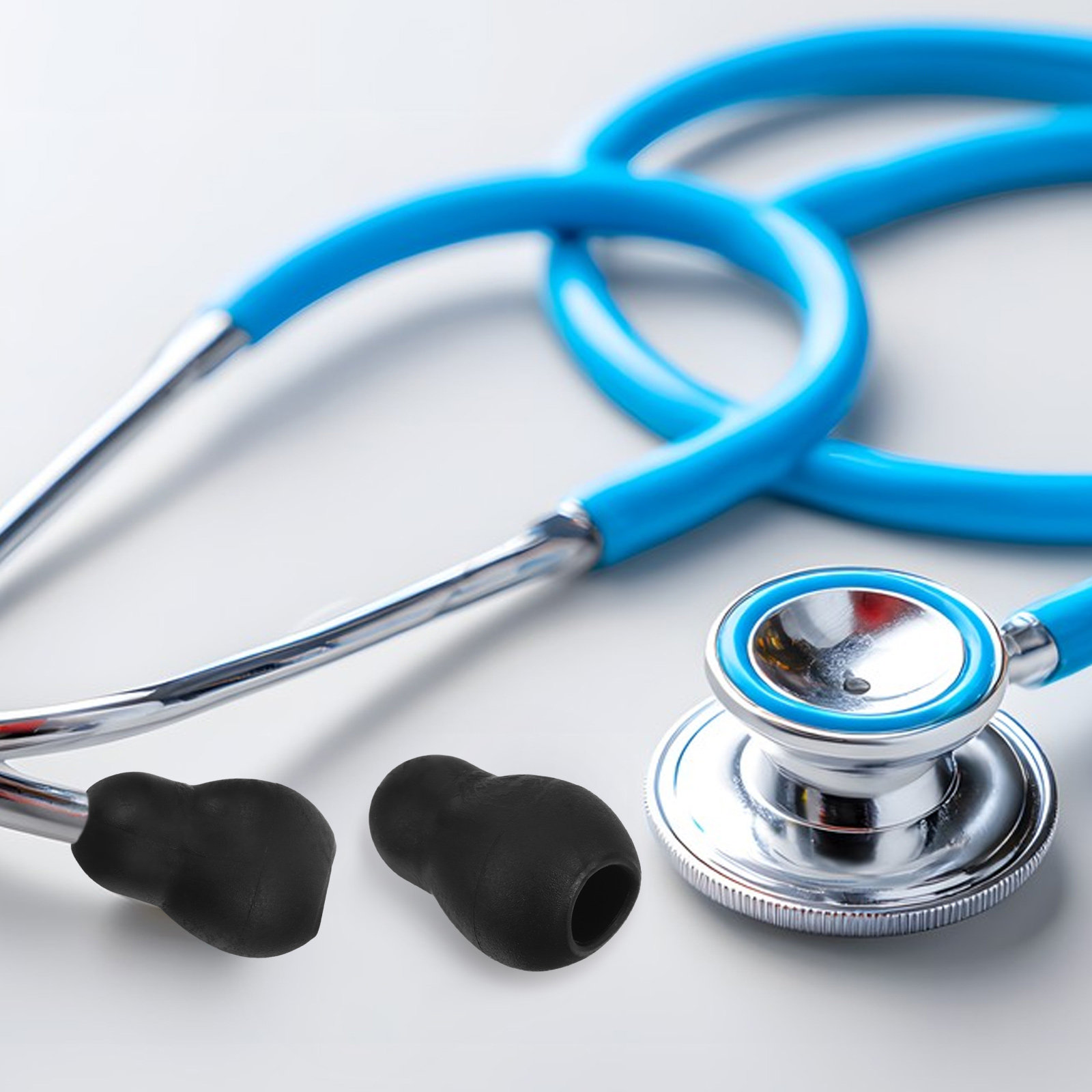 5 pares de almohadillas de sil - Stethoscope reseña y precio