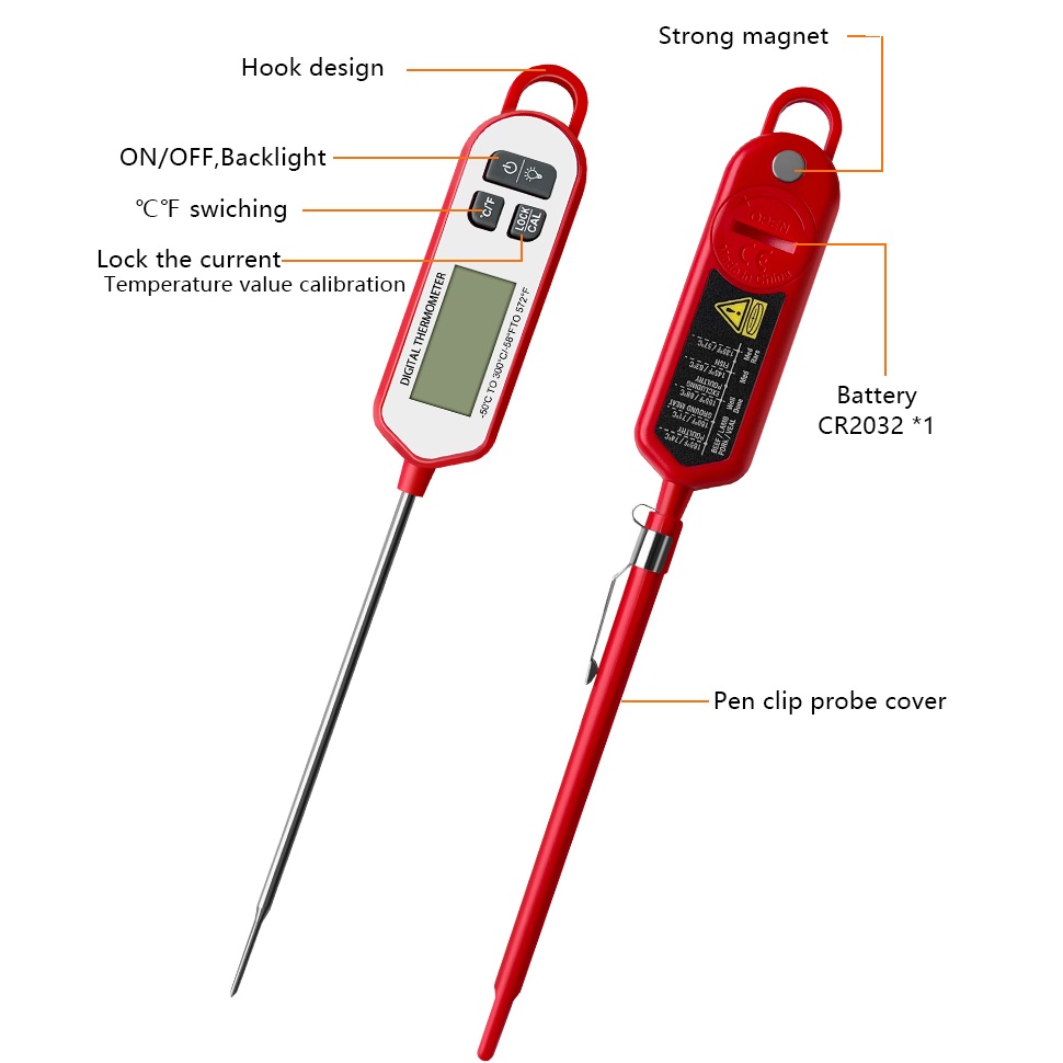 Termómetro Digital para carne, - Thermometer Digital reseña y precio