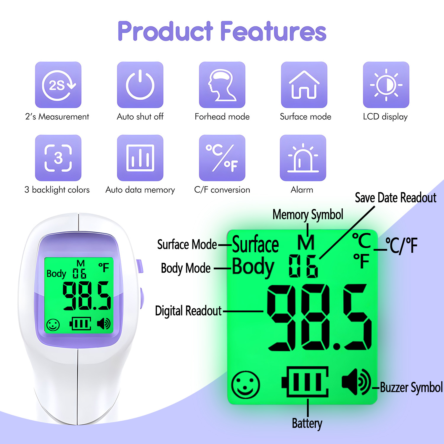 Termómetro Corporal Médico Dig - Pulse Oximeter reseña y precio